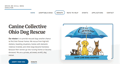 Desktop Screenshot of caninecollective.org